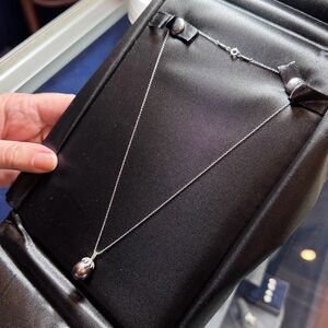 Vintage Tiffany & Co PlatinumDiamond
Fireworks Tahitian Pear|Pendant
Necklace